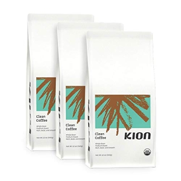 Kion Organic Whole Bean Coffee - Ethically Sourced, Toxin-Free, Rich & Smooth