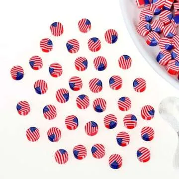 100pcs Mixed Polymer Clay Spacer Beads for Women Jewelry Making DIY Bracelet Necklace Hair Clip Accessories