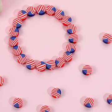 100pcs Mixed Polymer Clay Spacer Beads for Women Jewelry Making DIY Bracelet Necklace Hair Clip Accessories