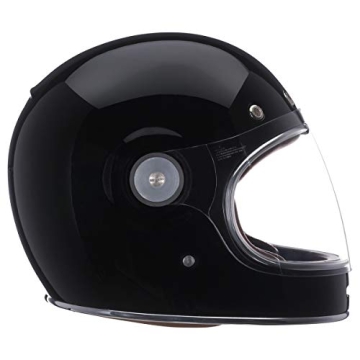 BELL Bullitt Retro Full Face Helmet in Gloss Black