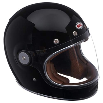 BELL Bullitt Retro Full Face Helmet in Gloss Black