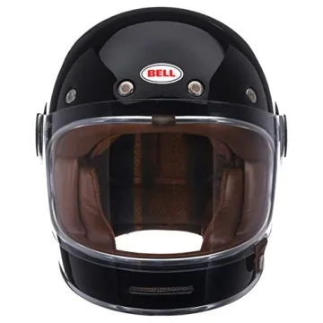 BELL Bullitt Retro Full Face Helmet in Gloss Black