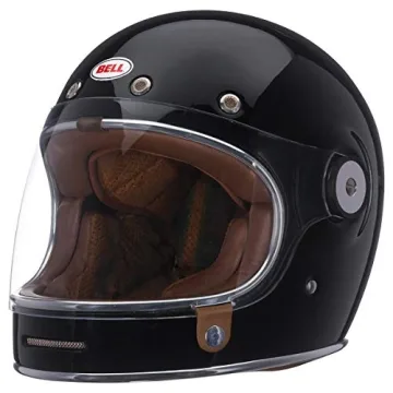 BELL Bullitt Retro Full Face Helmet in Gloss Black