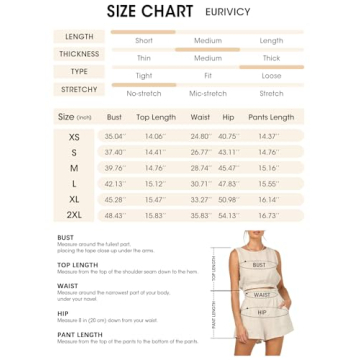 Eurivicy Women's 2 Piece Summer Outfits for Stylish Comfort