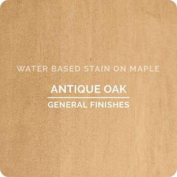 General Finishes Water Based Wood Stain - Antique Oak Finish