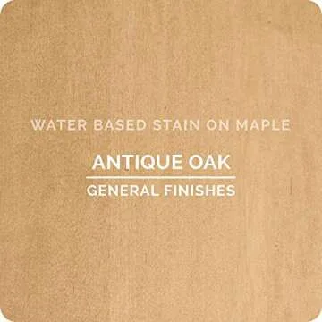 General Finishes Water Based Wood Stain - Antique Oak Finish