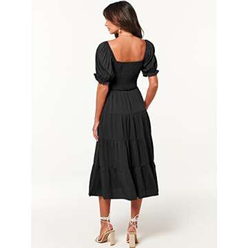 ANRABESS Women's Black Soft Small Dress for Every Occasion