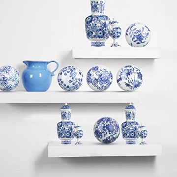 Vesici 9 Pcs Decorative Ceramic Balls for Stunning Decor