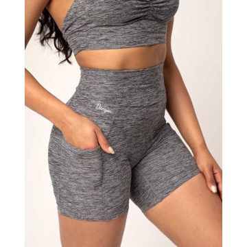 Comfortable Danysu Biker Shorts with Pockets for Gym