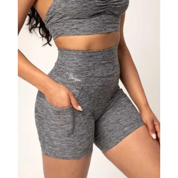 Comfortable Danysu Biker Shorts with Pockets for Gym