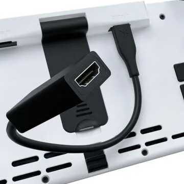 CRKD Nitro Deck+ Handheld Pro Controller for Nintendo Switch & OLED Model - TV Dockable - Programmable Sidekicks & Back Buttons - True Collection System (Clear White Edition)