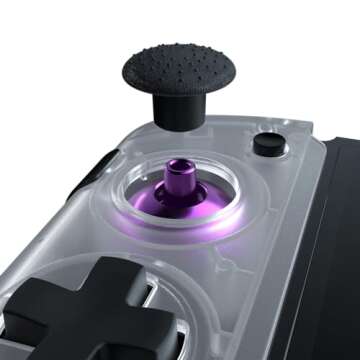 CRKD Nitro Deck+ Handheld Pro Controller for Nintendo Switch & OLED Model - TV Dockable - Programmable Sidekicks & Back Buttons - True Collection System (Clear White Edition)