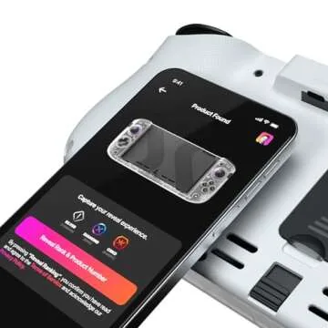 CRKD Nitro Deck+ Handheld Pro Controller for Nintendo Switch & OLED Model - TV Dockable - Programmable Sidekicks & Back Buttons - True Collection System (Clear White Edition)