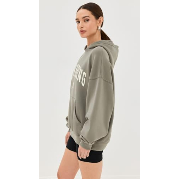 ANINE BING Harvey Sweatshirt for Women in Green - Stylish Comfort