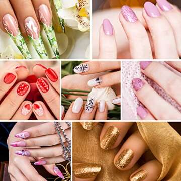 2pcs Nail Brush for Cleaning Nail Polish Remover Brush Clean Up Round & Angled Manicure Brush for Nails Clean Up Nail Art Design Brushes