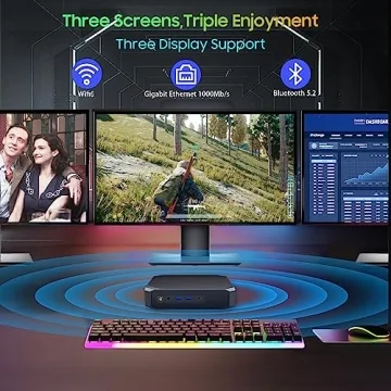 Blackview Mini Gaming PC with Intel i5 4.50GHz Performance