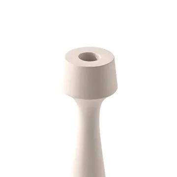 Modern Candle Holders for Taper Candlesticks in Cream