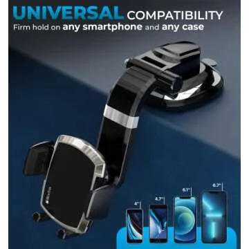 Bestrix Car Phone Holder with SmartClamp Technology
