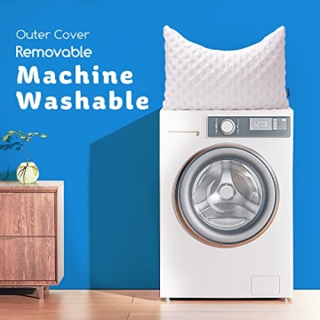 Kucey Cooling Side Sleeper Pillow for Neck Pain Relief