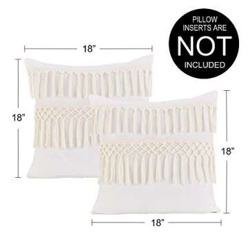 Stylish Boho Macrame Pillow Covers for Home Decor