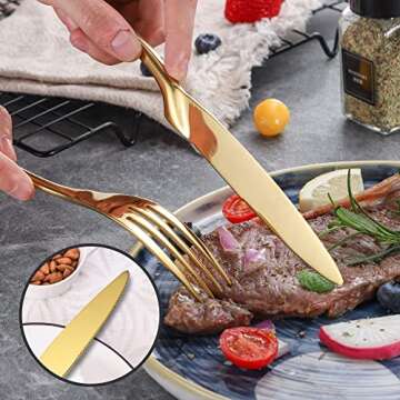 Lemeya Modern 20-Piece Silverware Set for 4