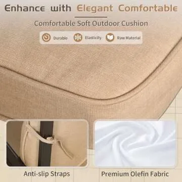 Oakcloud 5-Piece Outdoor Metal Furniture Set for Patios