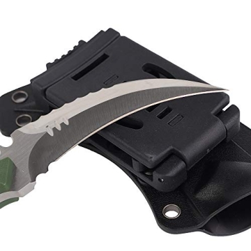 MASALONG Outdoor Survival Claw Tactical Knife with Sheath