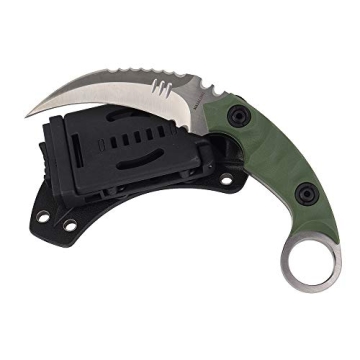 MASALONG Outdoor Survival Claw Tactical Knife with Sheath