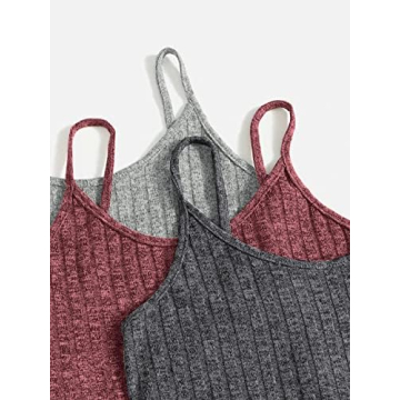 SheIn Women's Rib Knit Lounge Set - Cute & Comfy Wear