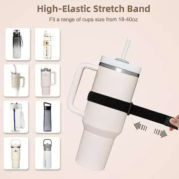 WEILNELL Water Bottle Pouch For Stanley Accessories,Tumbler Pouch With Pocket,Armband Key Card Bag,Compatible With A Variety Of Water Bottles, Gym Water Bottles,Stanley Tumbler (Pink)