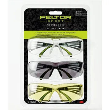 Peltor SecureFit 400 - Comfort and Safety Glasses 3 Pack