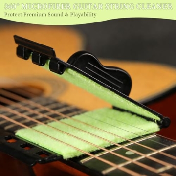 3 Pack Guitar String Cleaner Scrubber - Essential Maintenance Tool for Musical Instruments