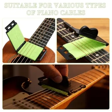 3 Pack Guitar String Cleaner Scrubber for All Instruments