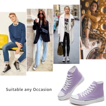 Stylish Hash Bubbie Unisex High-Top Sneakers for Comfort