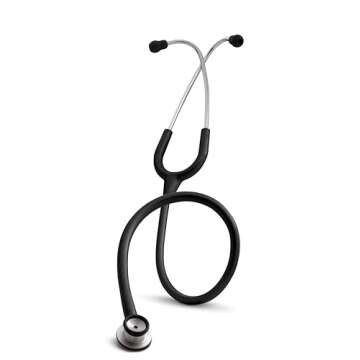 3M Littmann Classic II Infant Stethoscope, 2114, Stainless Steel Chestpiece, 28" Black Tube