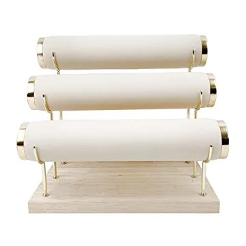 Aqerimit Velvet Bracelet Holder Elegant Jewelry Organizer