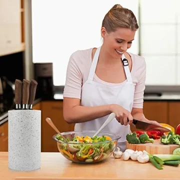 Stylish Universal Knife Holder - Space Saving Kitchen Organizer