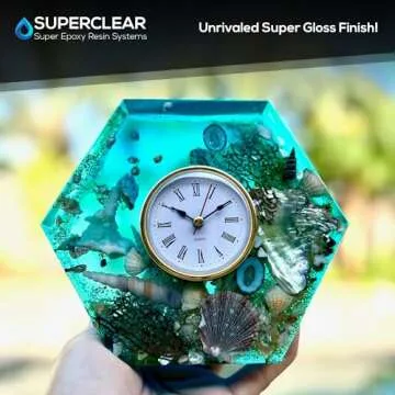 24 Hour Deep Pour Epoxy Resin Kit - Bubble Free & Heat Resistant