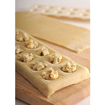 Norpro Ravioli Maker With Press 12 Inches, Metallic