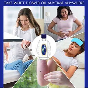 White Flower External Analgesic Balm Oil - Pain Relief Oil 20ml
