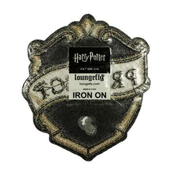 Harry Potter Prefect Badge Patch Authority Emblem Embroidered Iron On Applique