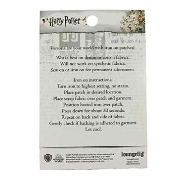 Harry Potter Prefect Badge Patch Authority Emblem Embroidered Iron On Applique