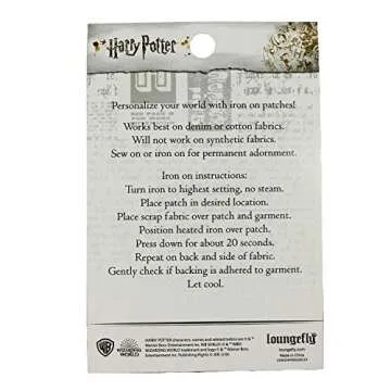 Harry Potter Prefect Badge Patch Authority Emblem Embroidered Iron On Applique