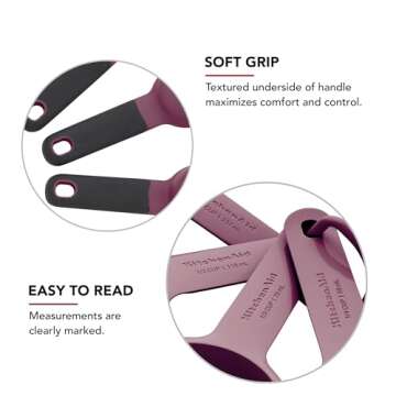 KitchenAid Beetroot Measuring Cups & Spoons Set - 9-Piece