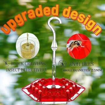 2025 Stylish Shirem Hummingbird Feeder for Outdoors