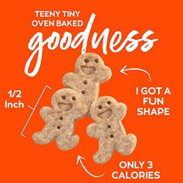 Buddy Biscuits 8 oz Box of Teeny Crunchy Dog Treats Made with Natural Peanut Butter