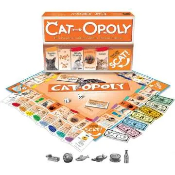 CAT-opoly Board Game by Late for the Sky - Large