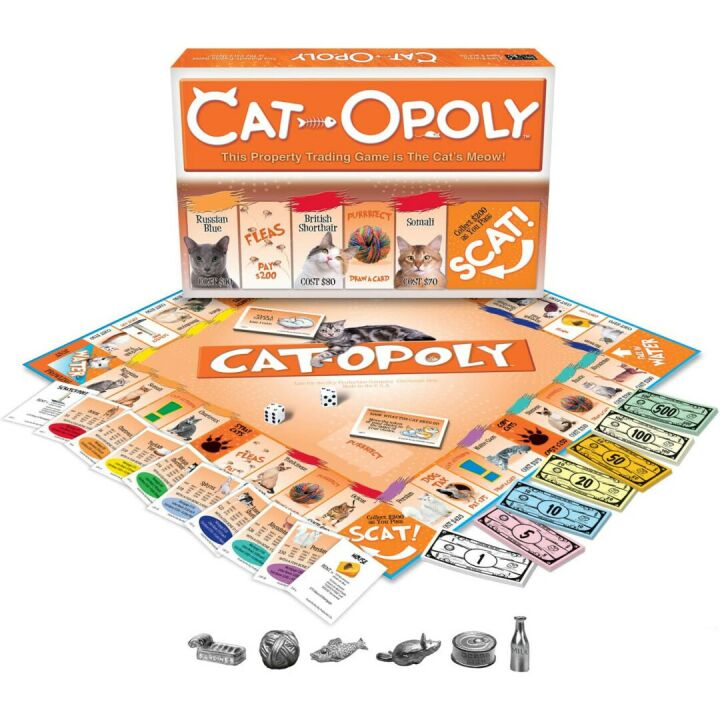 CAT-opoly Board Game by Late for the Sky - Large