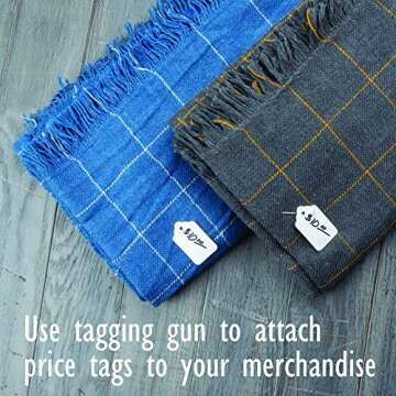 Amram 2-in Standard Tagging Gun Attachments Fasteners Barbs, Natural, 5,000 Pieces, 50 per Clip, for Manufacturers, Retailers, Consignment Sales, Yard Sales, Garage Sales