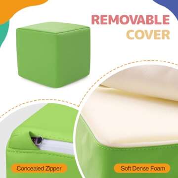 Foam Building Blocks for Kids: Safe Soft Colorful Toys